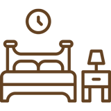 Comfortable rooms at Bharat Sevashram Sangha Puri